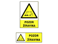 0502 - Pozor žíravina 