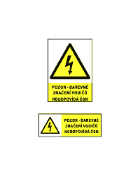 1999s - Pozor - barevné značení vodičů neodpovídá ČSN