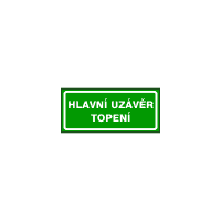 7833d - Hlavní uzávěr topení (text)