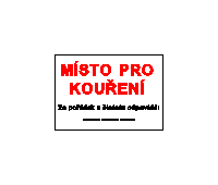 DT022 - Místo pro kouření