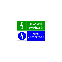 sdr.L - Hlavní vypínač! / Vypni v nebezpečí!