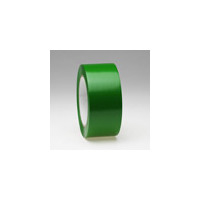 Výstražná samolepící PVC páska (návin) - Zelená - odolná