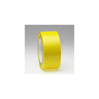Výstražná samolepící PVC páska (návin) - Žlutá - odolná