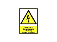 0113 - Vysoké napětí životu nebezpečno dotýkat se elektrických zařízení! 