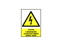 0141 - Pozor! V rozvaděči je nulový vodič barvy šedé