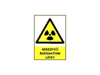 0201a - Nebezpečí radioaktivní látky 