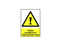 1999o - Pozor automatický přerušovaný chod