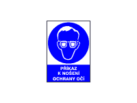 2403e - Příkaz k nošení ochrany očí