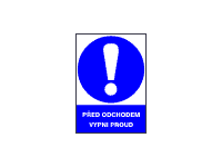 3925 - Před odchodem vypni proud 