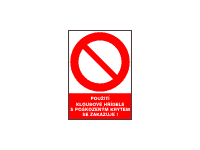 5999a - Použití kloubového hřídele s poškozeným krytem se zakazuje !
