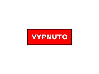 6103 - Vypnuto (červenobílá) 