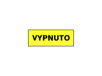 6103 - Vypnuto (žlutočerná) 