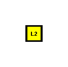 DT002 L2 - L2 (žlutý podklad, černý tisk) 