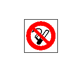 DT027 - Zákaz kouření - symbol 