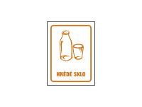 NSO04 - Separovaný odpad - Hnědé sklo