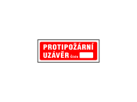 POZ26c - Protipožární uzávěr číslo: ..... 