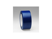 Výstražná samolepící PVC páska (návin) - Modrá - odolná 