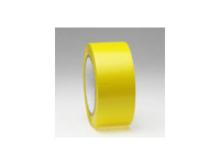 Výstražná samolepící PVC páska (návin) - Žlutá - odolná 