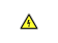 ZVS01 - Výstraha riziko úrazu elektrickým proudem 